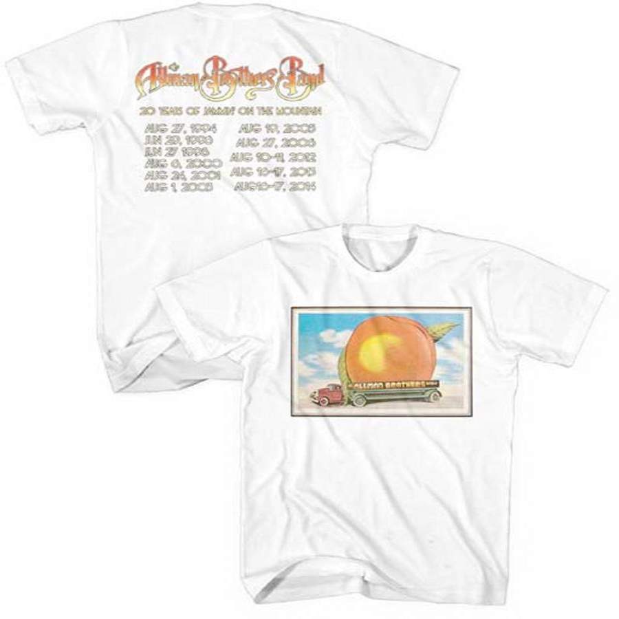 Allman Brothers – Eat A Peach Jammin Tour – White T-Shirt