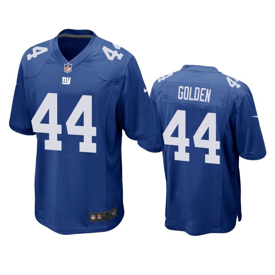 New York Giants Markus Golden Game Royal Mens Jersey