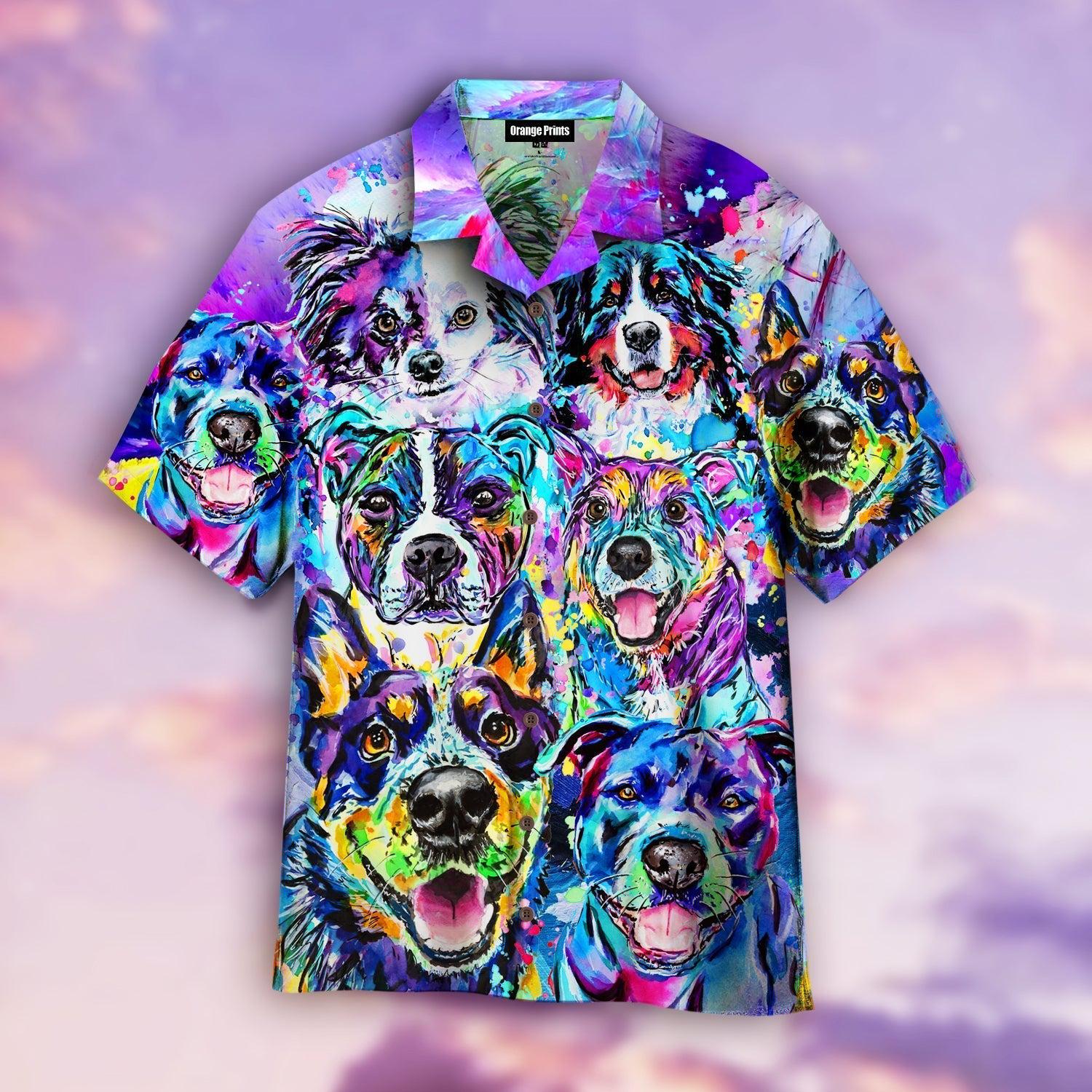 Dog Faces Aloha Hawaii Shirts For Men Women Ha77014