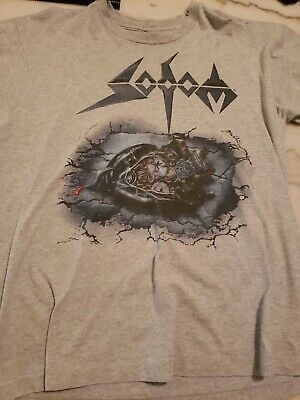 Vintage Sodom Longsleeve Shirt  1990s Metallica Slayer Exodus Cannibal Corpse 3879