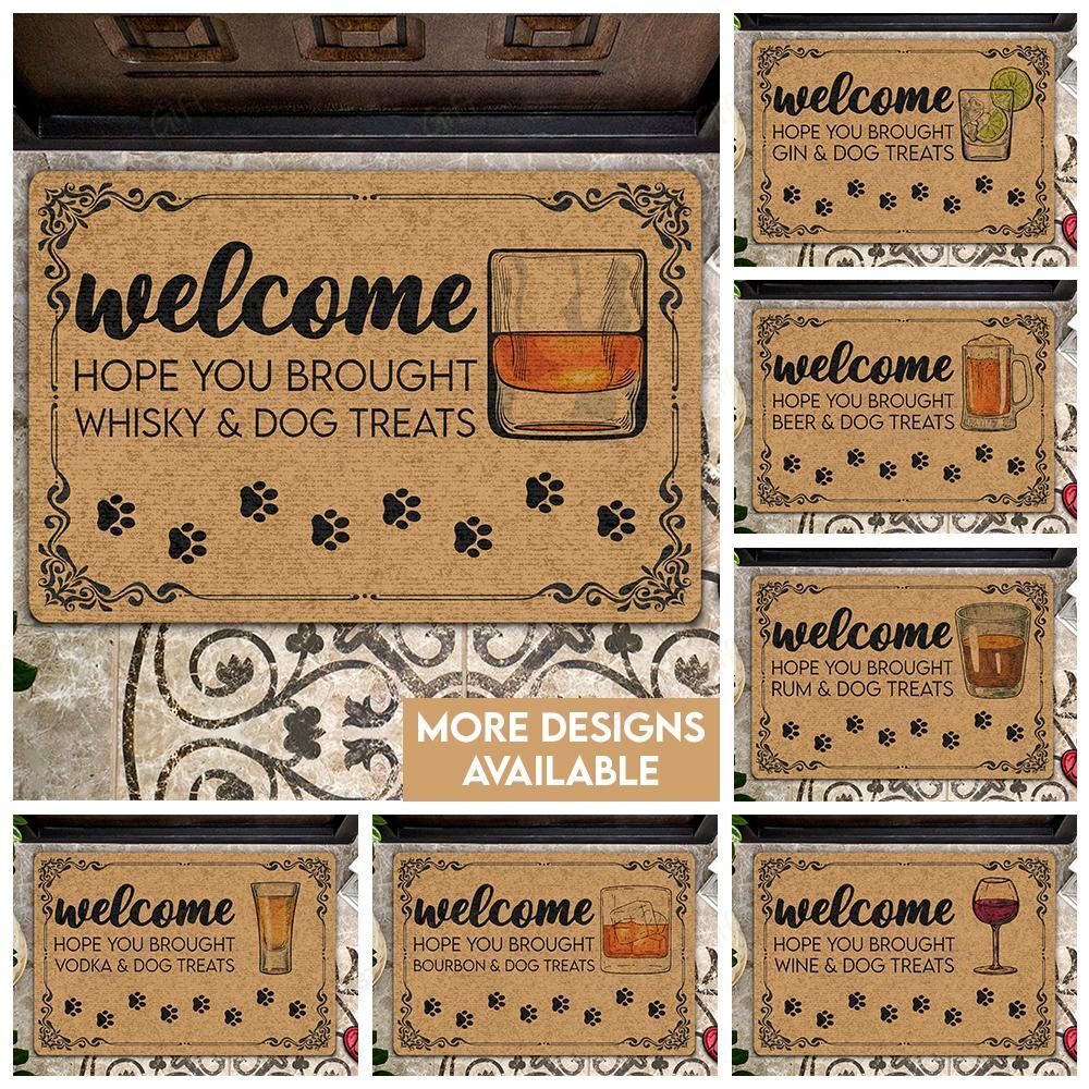 Welcome Hope You Brought All Over Printing Doormat