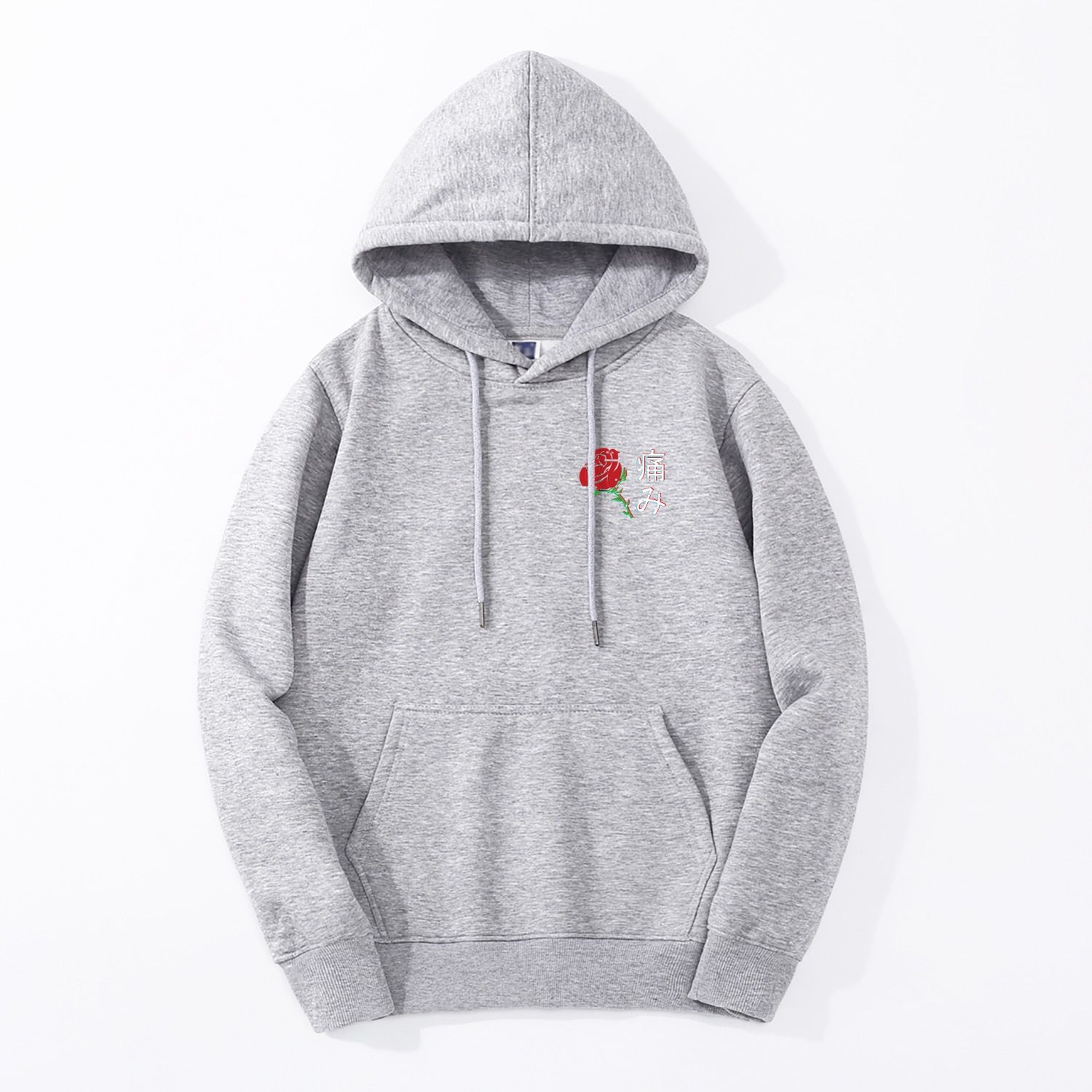 Aesthetic Rose Casual Warm Fleece Hoodies