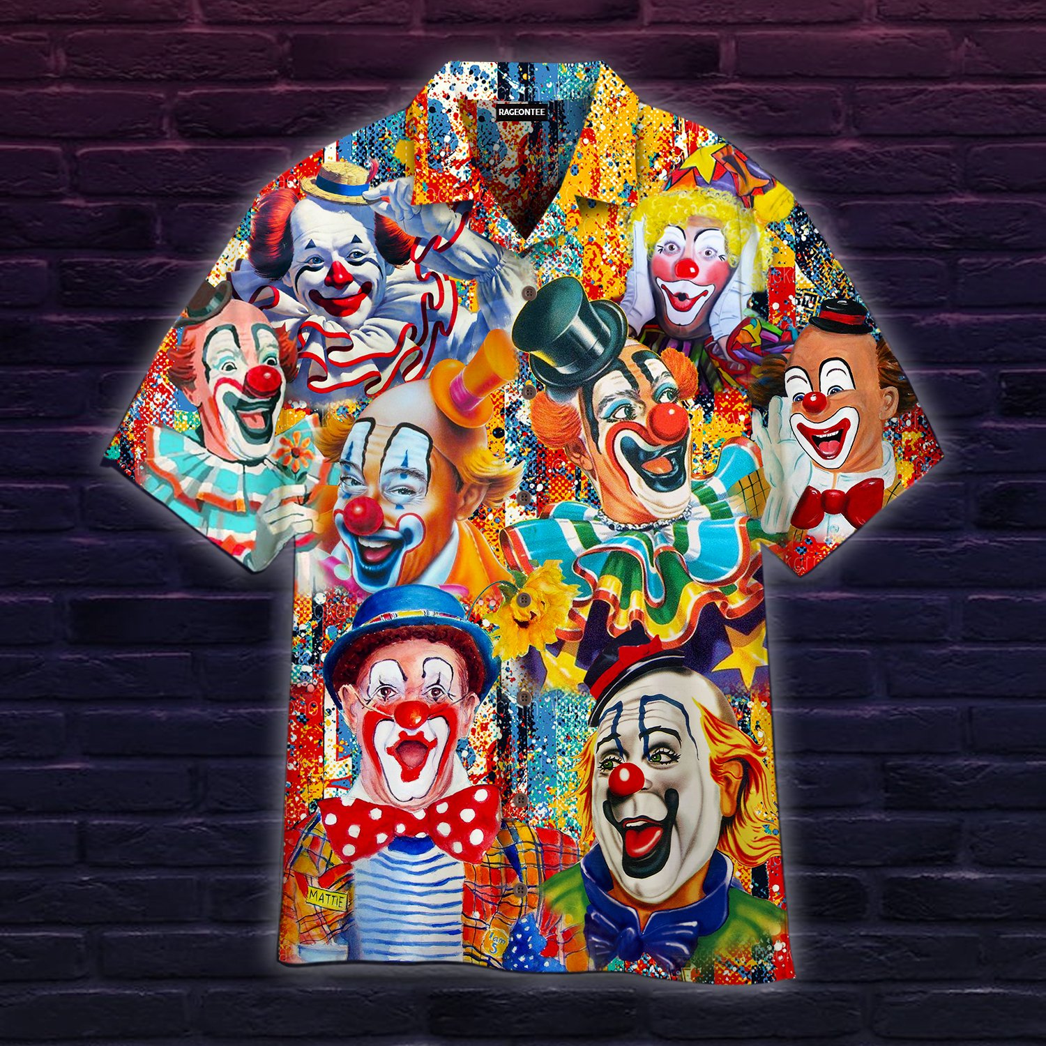 Clown Funny Happy Halloween Hawaii Shirt For Men Women Adult Ha77378