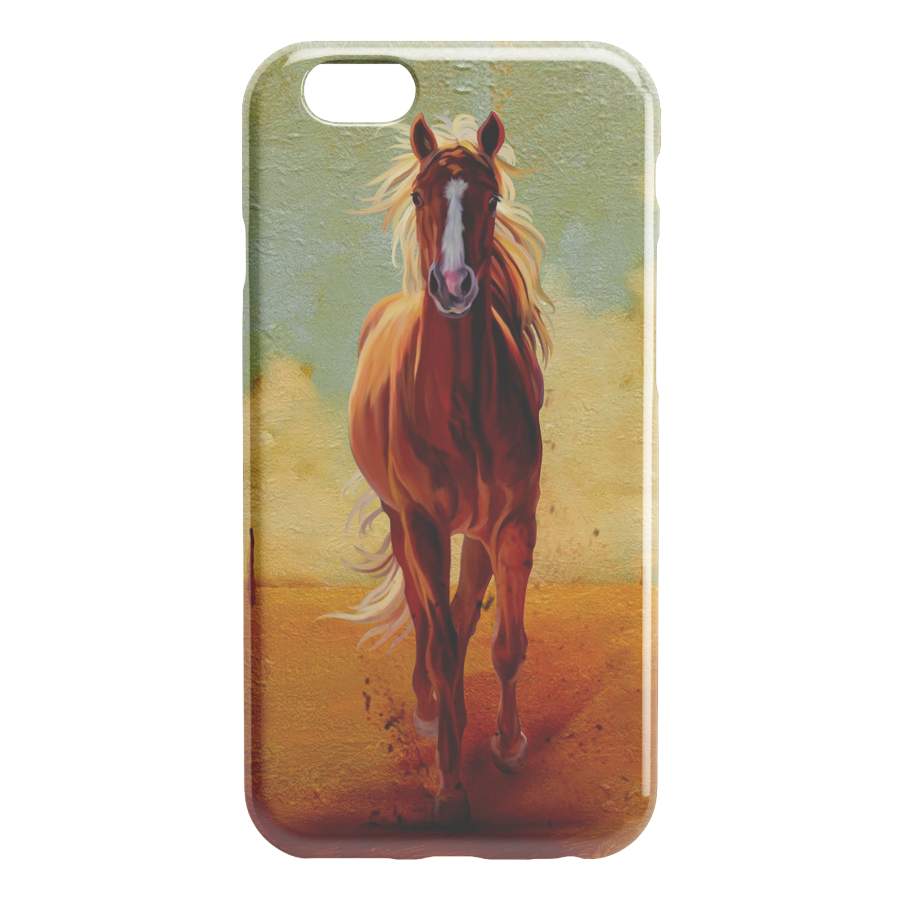 Vintage Horse Oil Painting iPhone Case