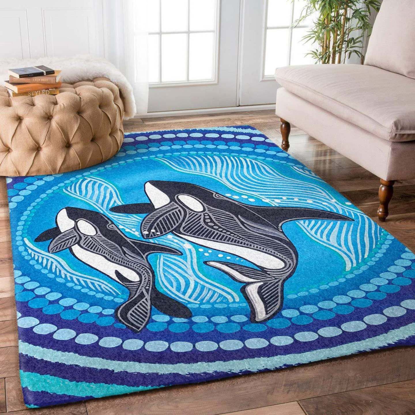 Killer Whale Rug TTVNLAO DNNTVN