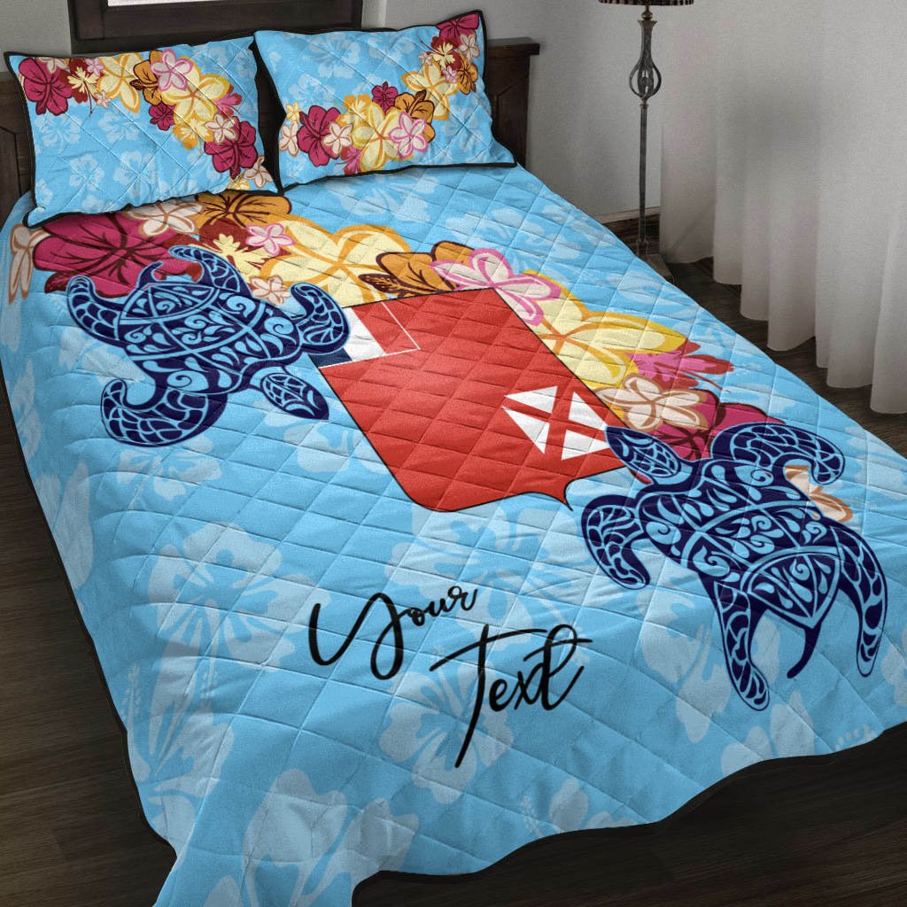 Wallis and Futuna Custom Personalised Quilt Bed Set – Tropical Style – BN01