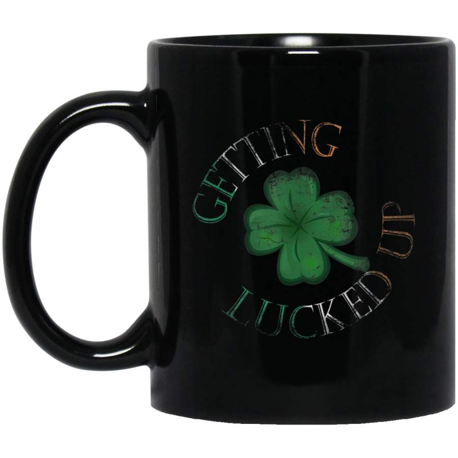 GETTING LUCKED UP VINTAGE ST PATRICKS DAY DRINKING Mug