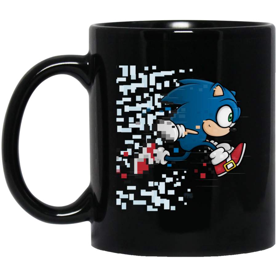 Sonic The Hedgehog Mug 11 oz 15 oz Black Mug