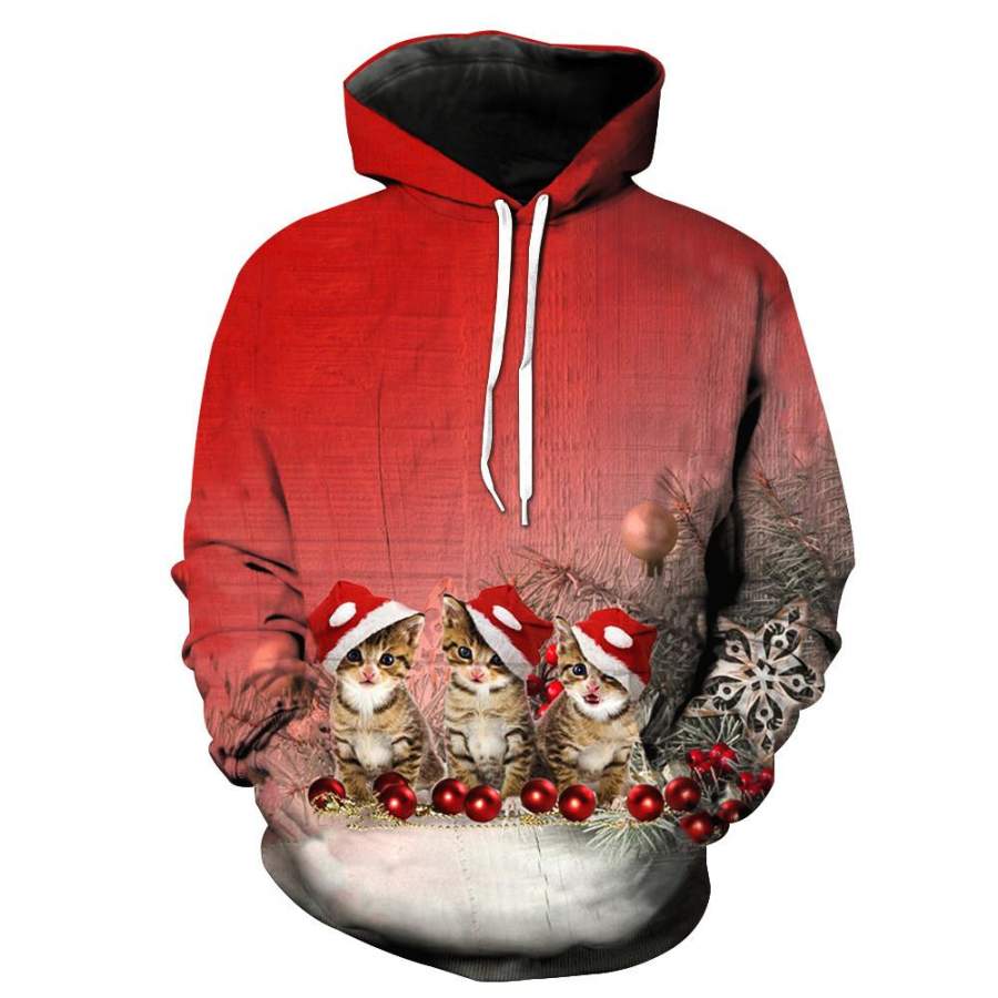 Christmas Kittens Hoodie