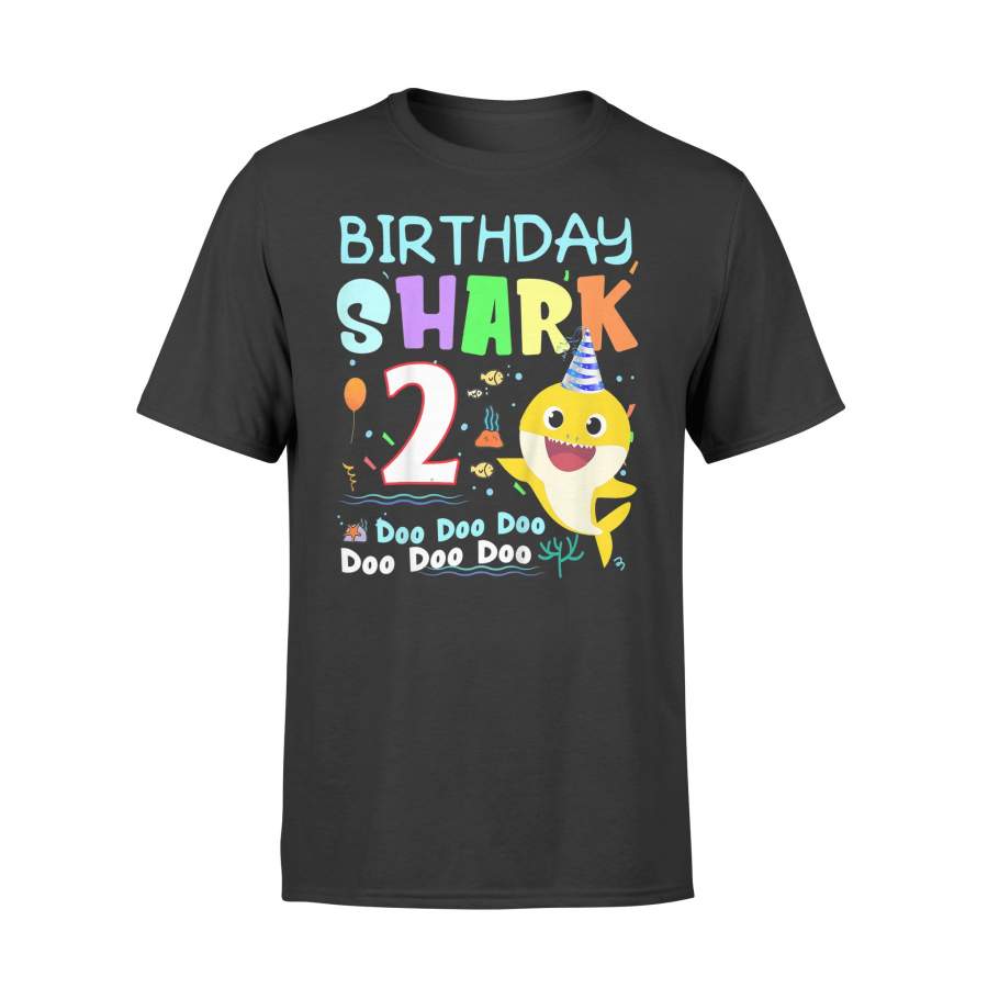 2nd Birthday Gift Kid baby Shark 2 Years Old Doo Doo Doo Doo Doo Doo – Comfort T-shirt