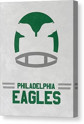 1 Philadelphia Eagles Vintage Art Joe Hamilton Canvas Print