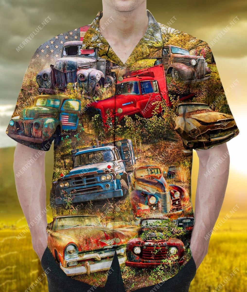 Into The Forest Classic Car Unisex Hawaii Shirt Ha53981