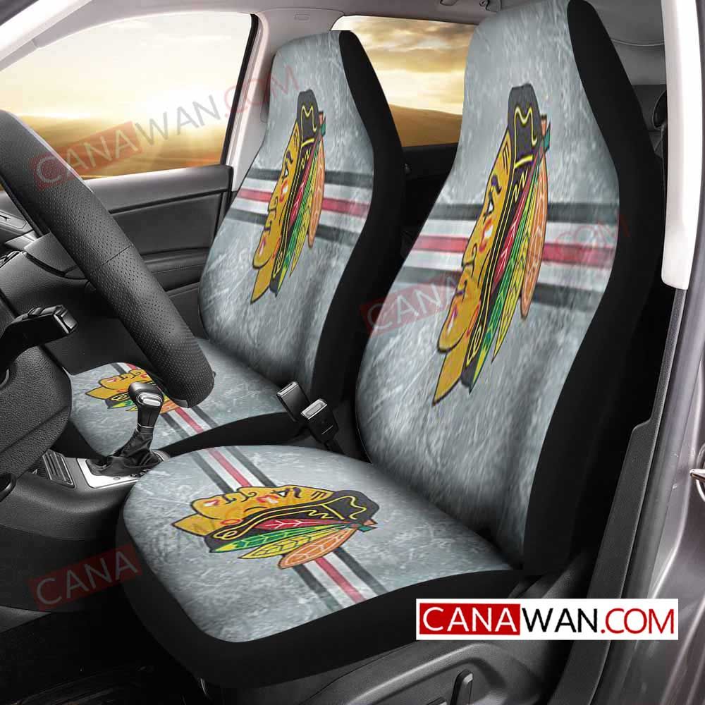 Chicago Blackhawks Style147 3D Customized Personalized Car Seat Cover