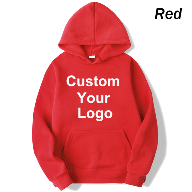 Custom Your Logo Hoodies Men/Women Customize Any Design Style Print Sweatshirt Hooded Autumn Spring Streetwear Hoody Hoodie alx