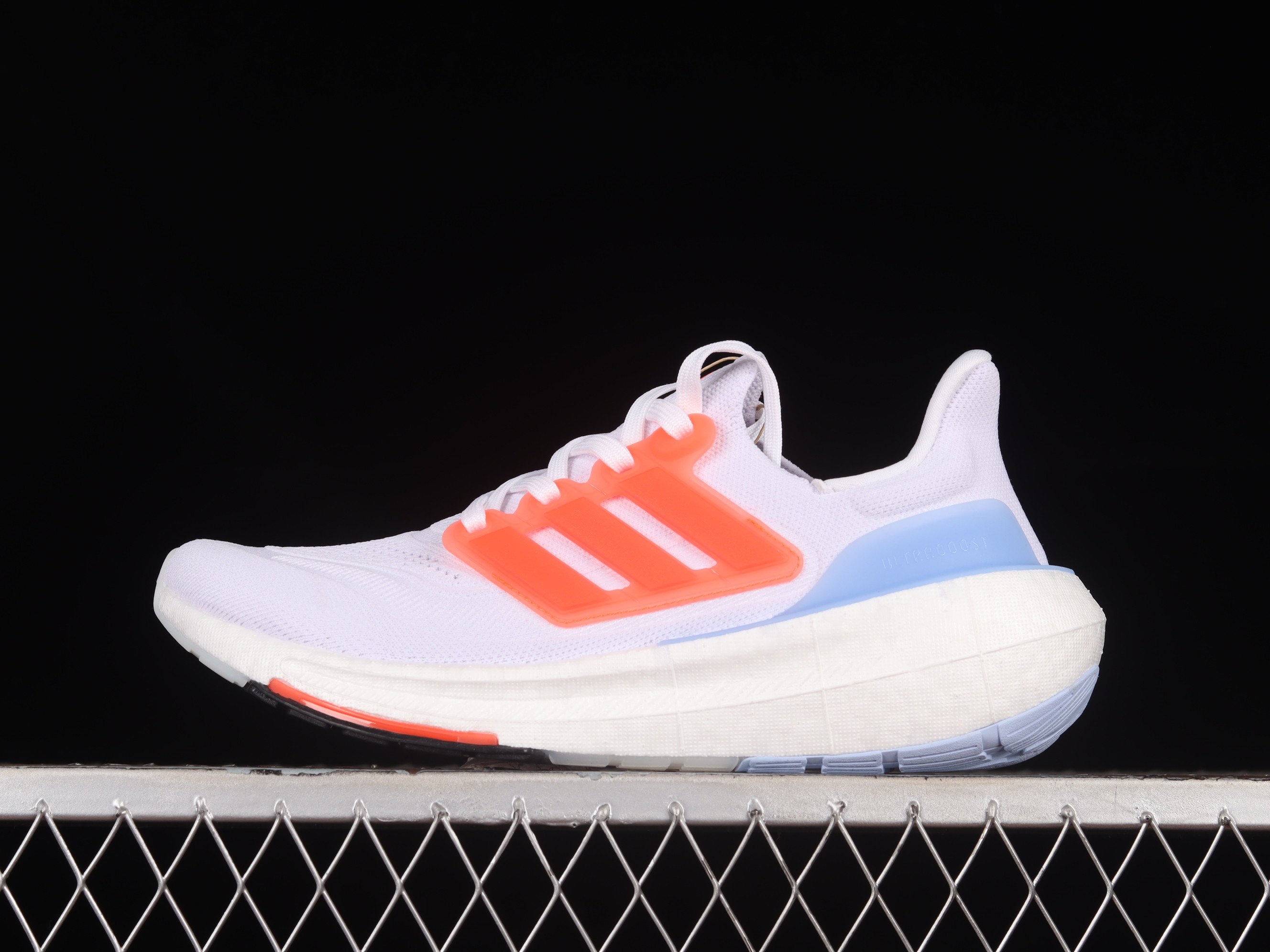 adidas Ultraboost Light Cloud White Solar Red Shoes Sneakers SNK589339268