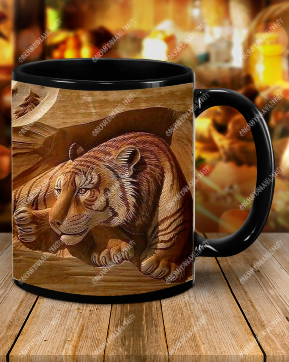 All Good Things Are Wild And Free Tiger Mug