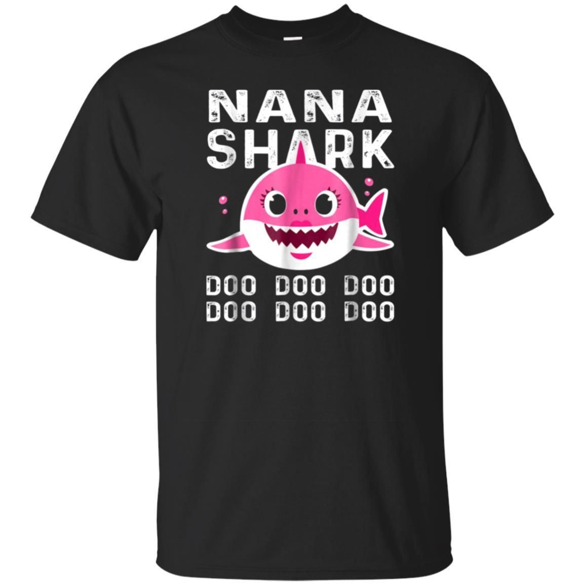 Buy Nana Shark Tshirt Grandma Family Shark Halloween Christmas