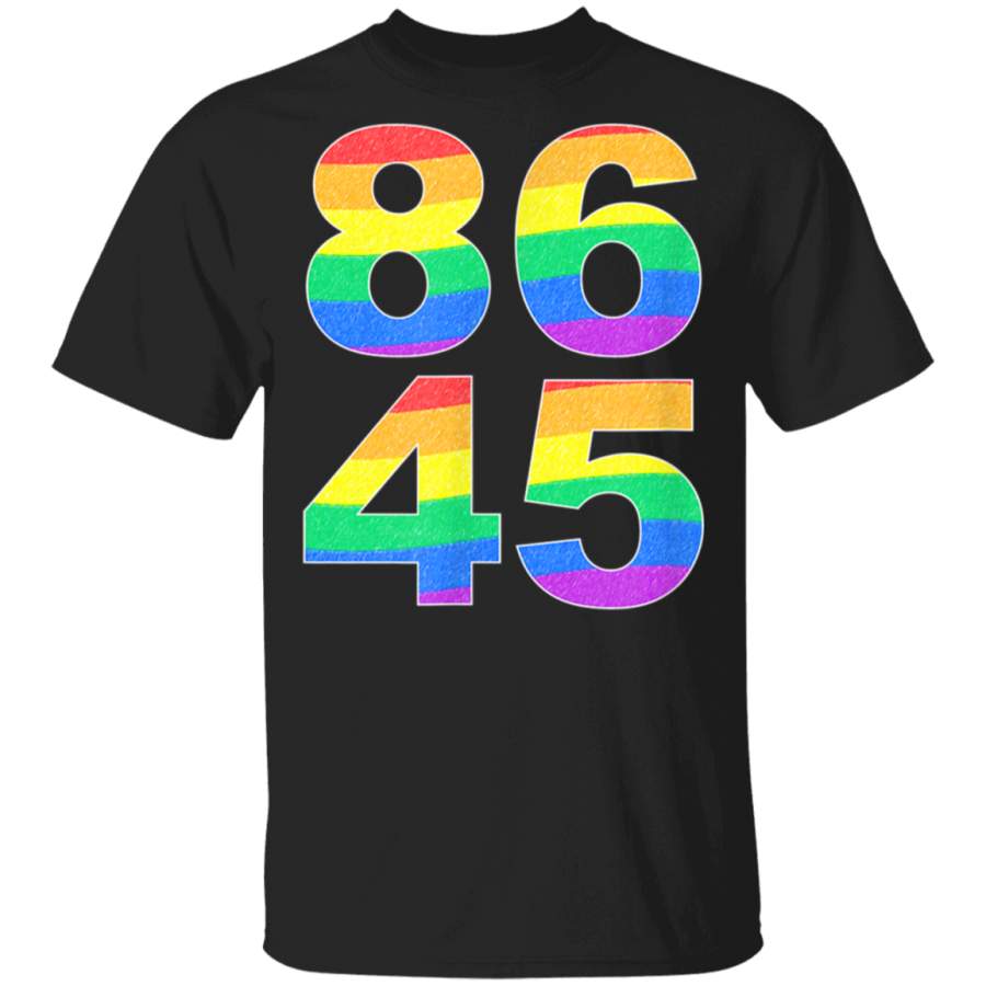 8645  EightySix FortyFifth President  Rainbow  T2123  TShirt