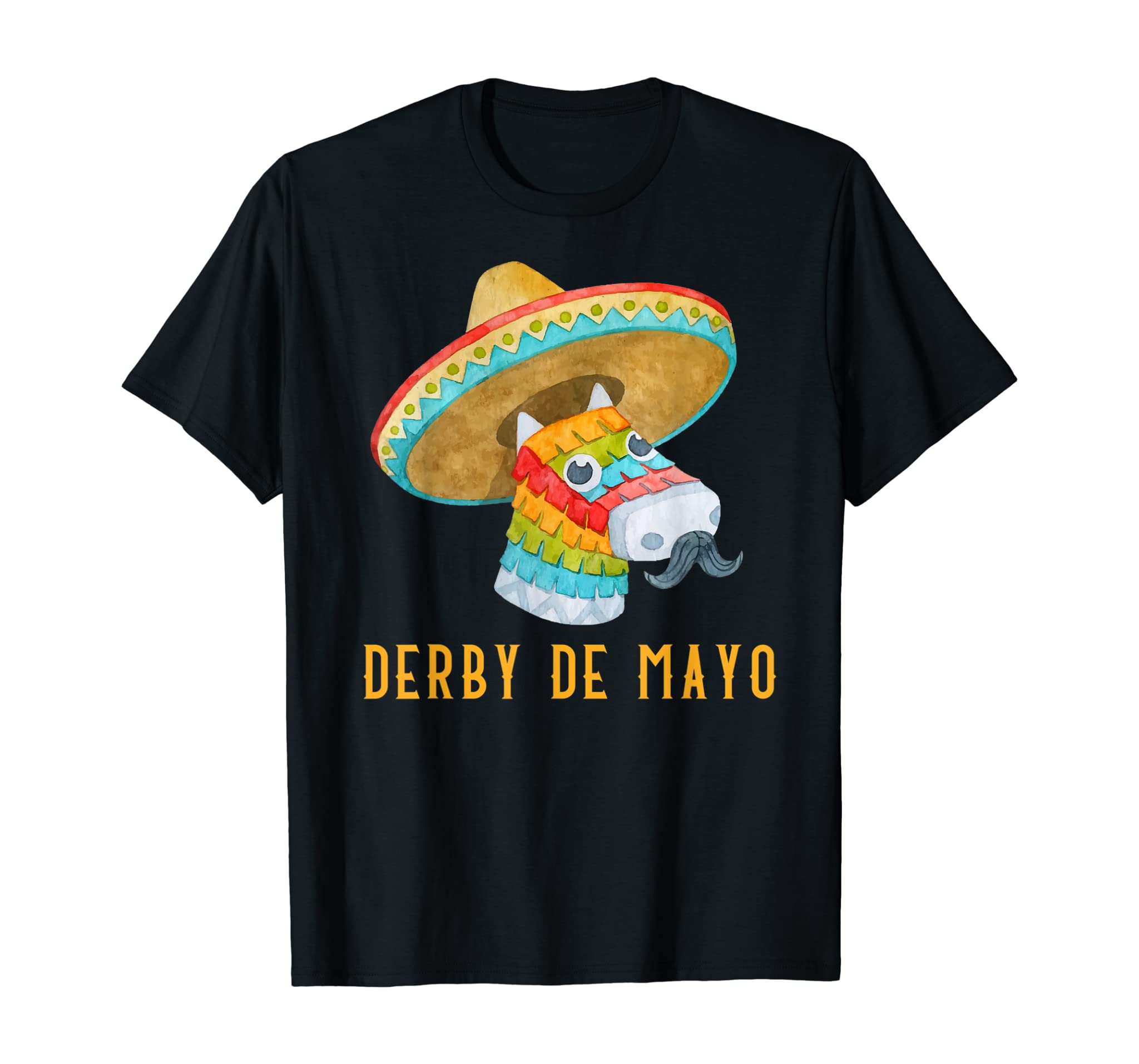 Derby De Mayo Kentucky Horse Race Mexico Pinata Tee