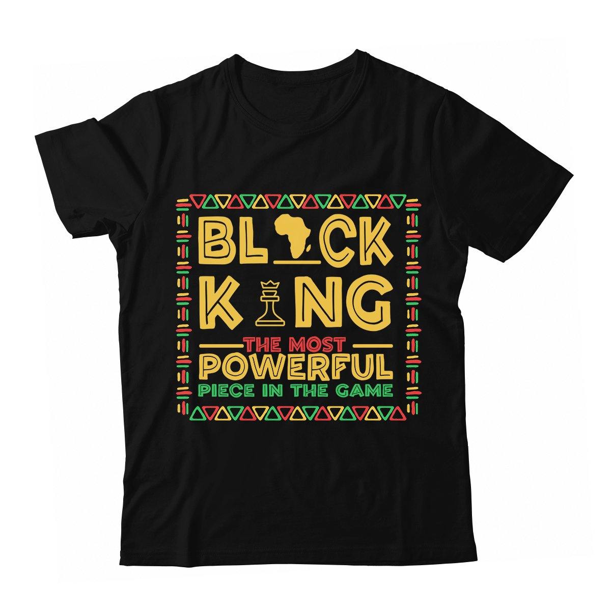 Black King – The Most Powerful Piece In The Game T-Shirt – Sothwarm