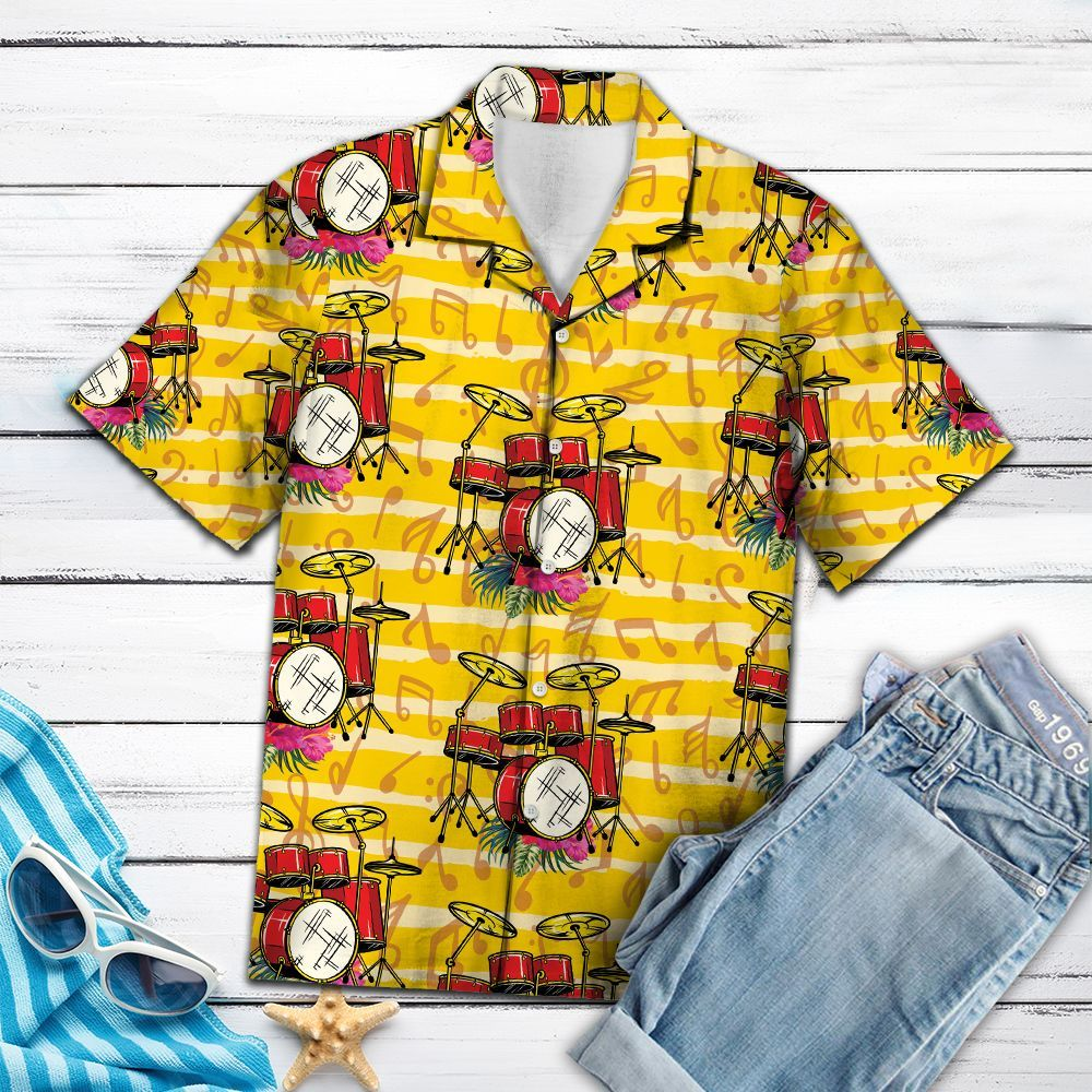 Drum Set Hawaii Shirt Ha83356