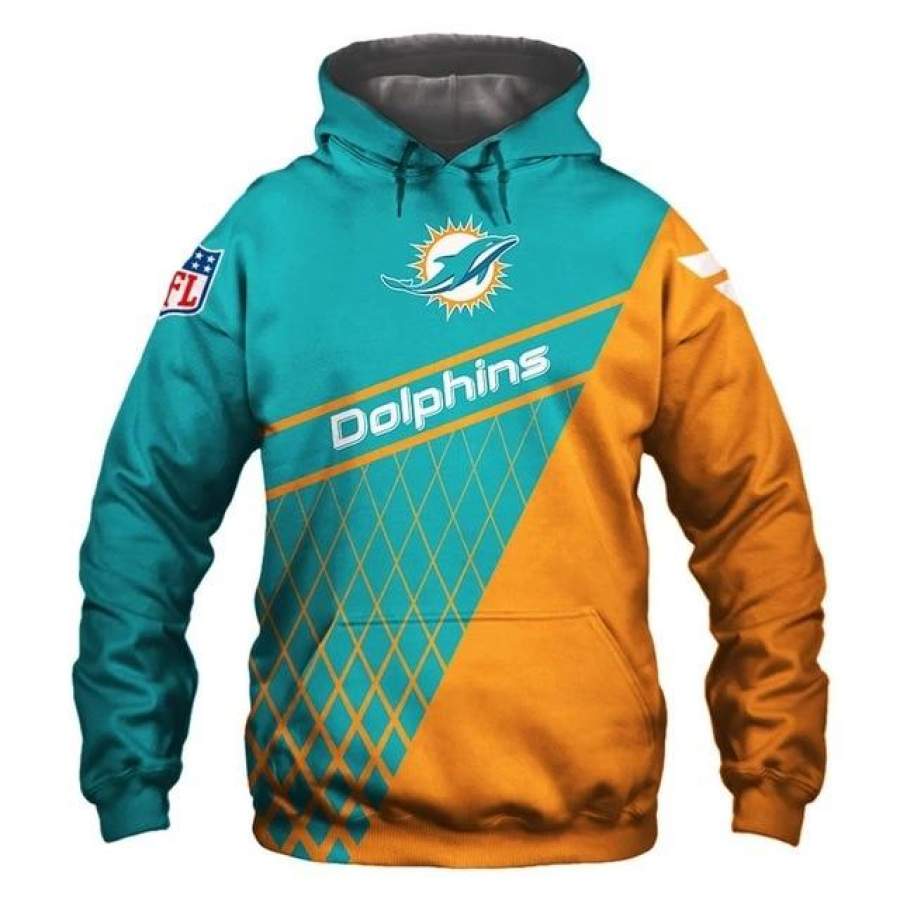 Miami Dolphins 3D Hoodie