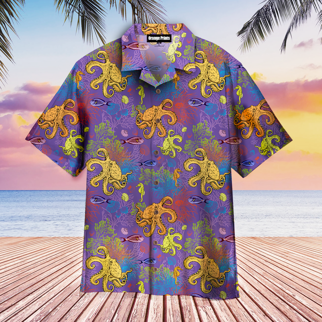 Octopus Undersea Hawaii Lover Hawaii Shirt For Men Women Ha69028