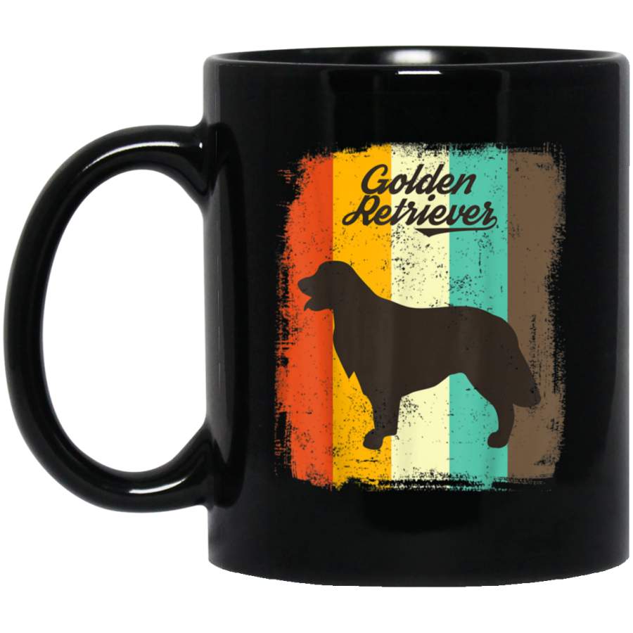 Golden Retriever Dog Gift Retro Vintage Design Mug