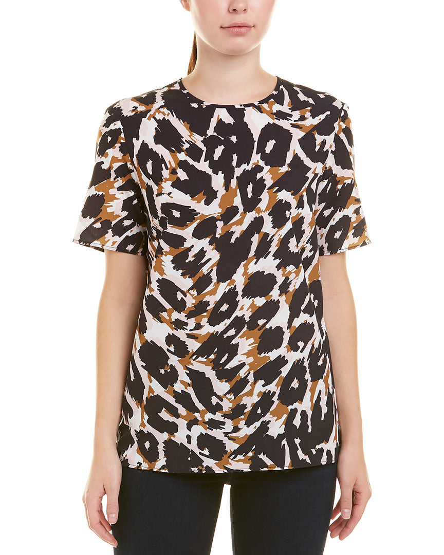 Lea & Viola Leopard Stripe T-Shirt