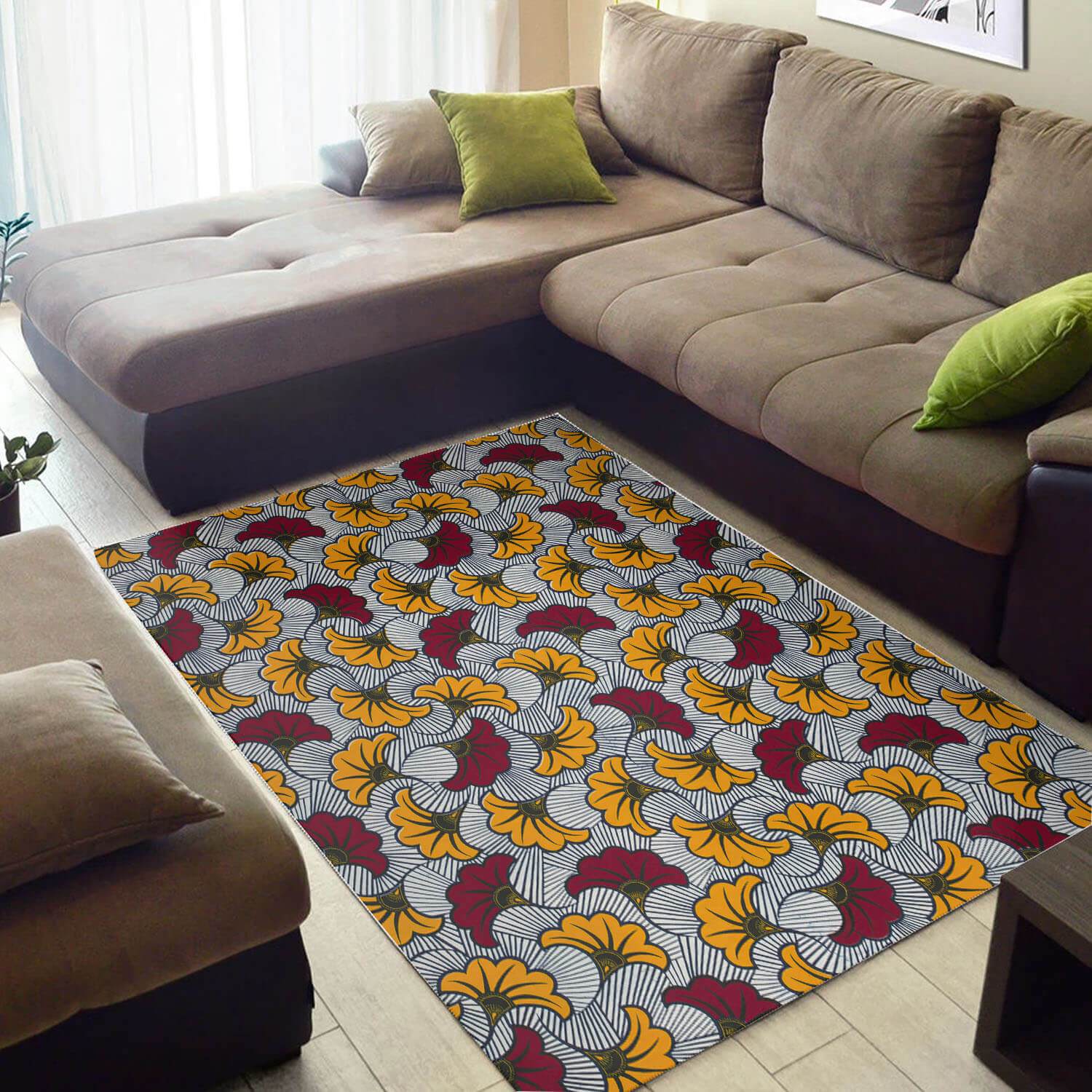 Trendy African American Rug Unique African Themed Afrocentric Art African Large Carpet African Inspired Home Decor WBG3308