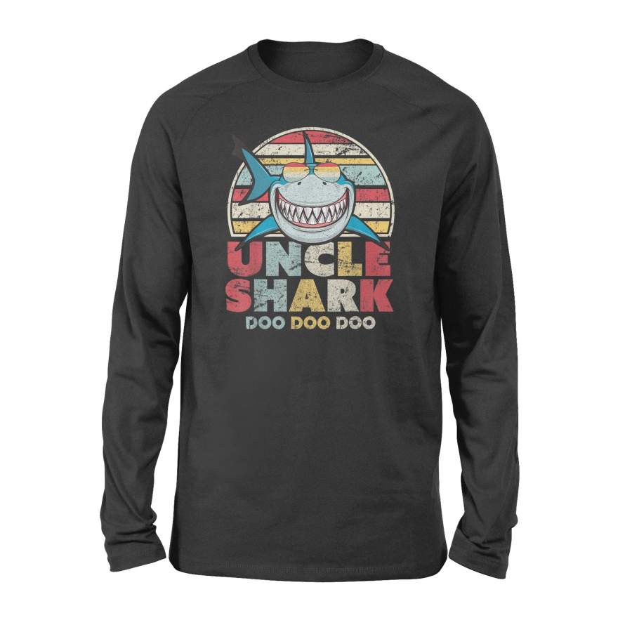 Uncle Shark T-Shirt. Doo Doo Doo Tee – Standard Long Sleeve