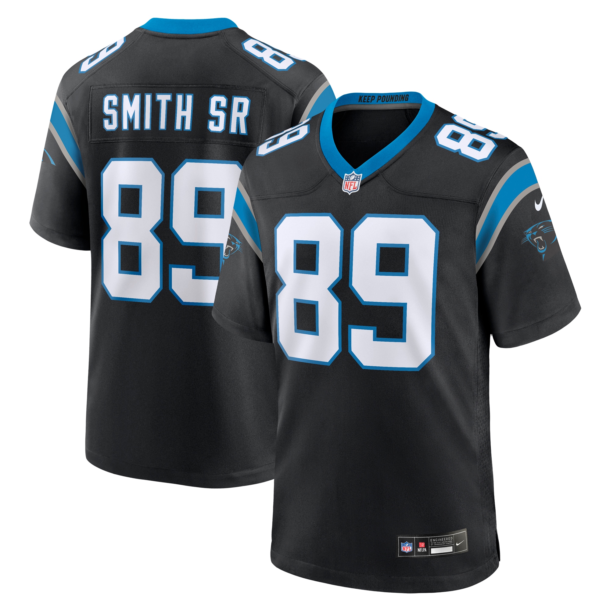 Steve Smith Sr. Carolina Panthers Retired Player Game Jersey – Black