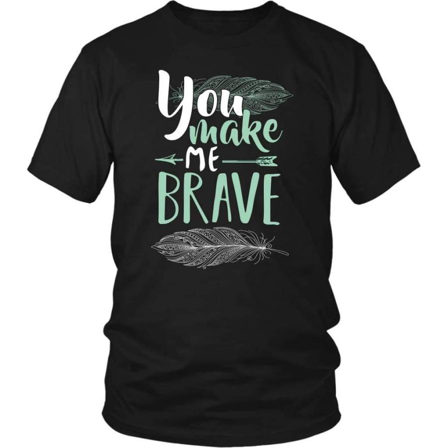 You make me brave t-shirt | Christian t-shirts