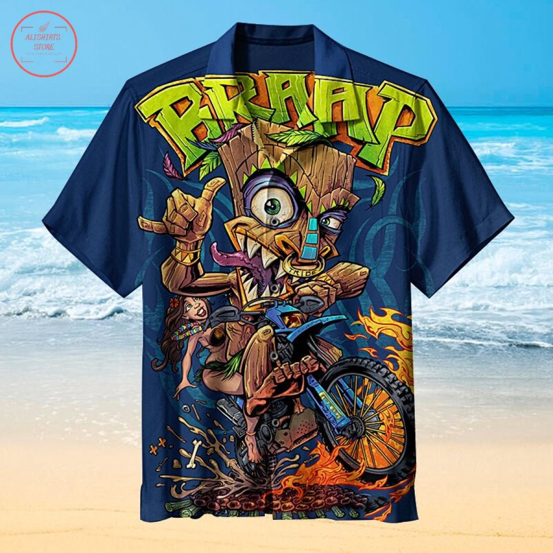 Tiki Handsome Hawaiian Shirt - Diosweater New Fashion