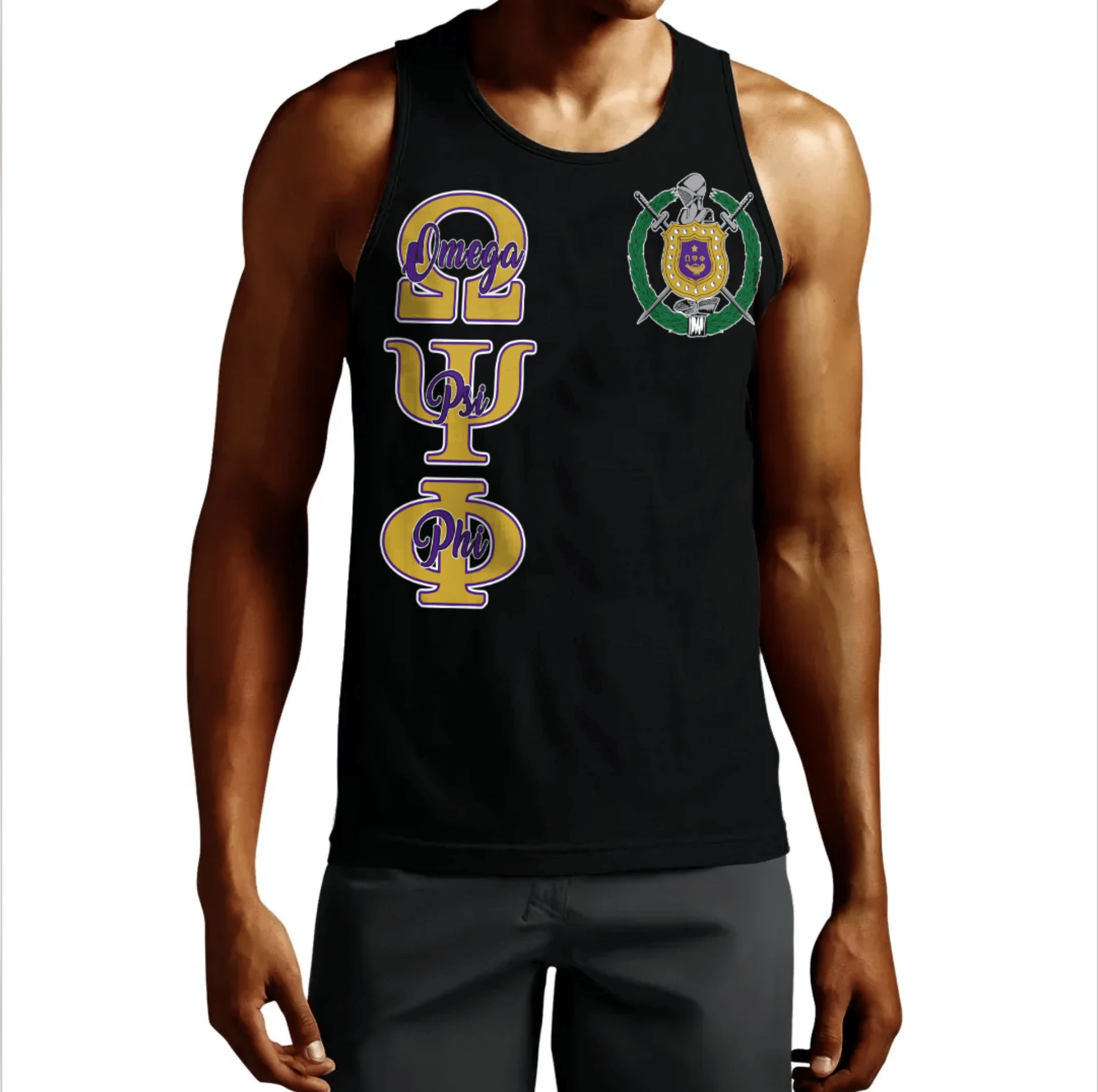 Fraternity Tank Top – Personalized Omega Psi Phi Tank Top