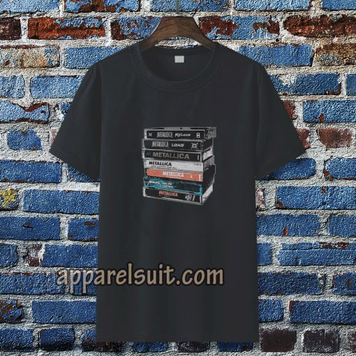 Band Metallica – Cassette Tshirt Tpkj3