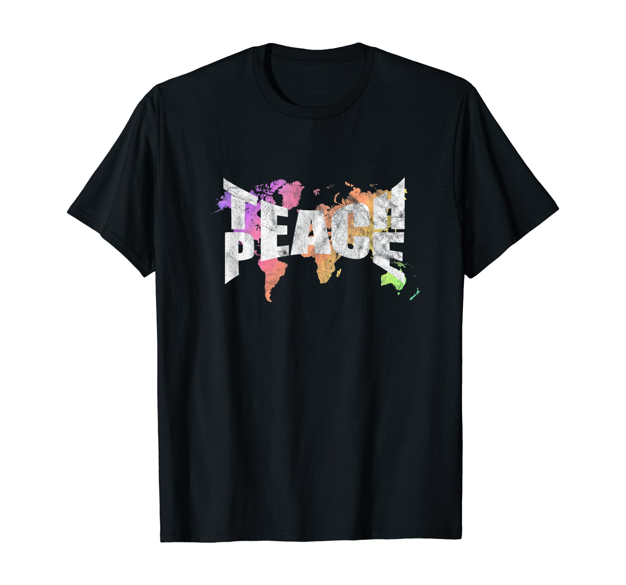 Teach Peace Teacher Inspirational Back to School Vintage T-Shirt