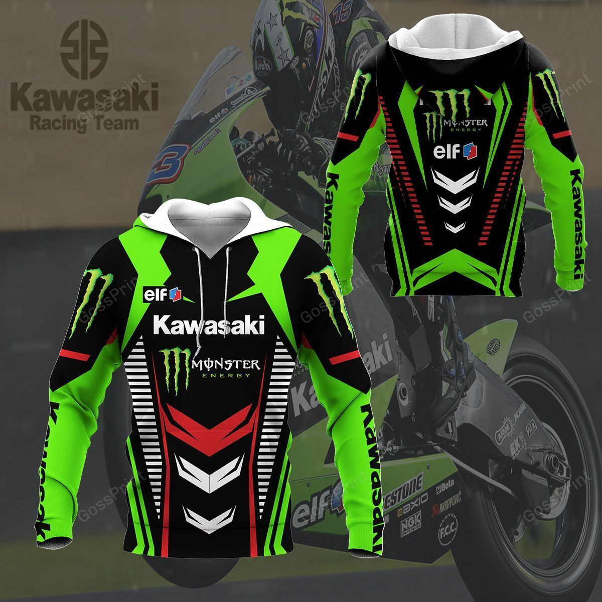 3D All Over Kawasaki Shirt Ver 24