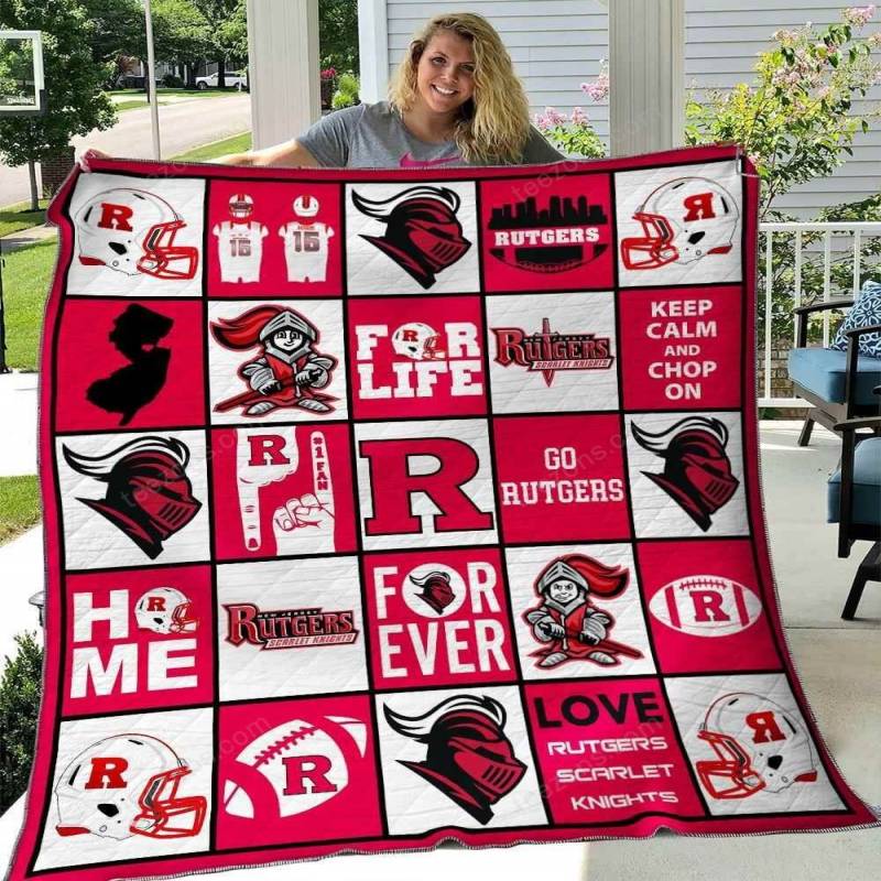 Rutgers Scarlet Knights Blanket TH0107 Quilt