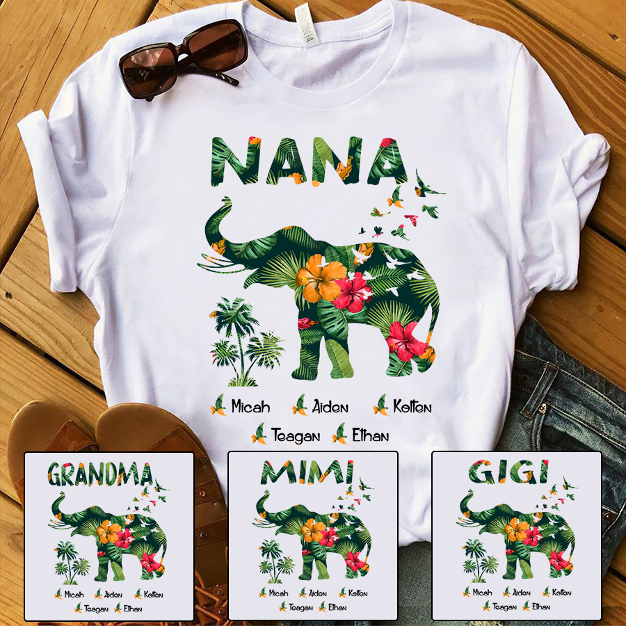 Apayprint – Nana Elephant | Personalized T-Shirt