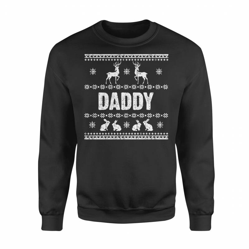 Ugly Reindeer Rabbit Daddy Christmas Gift Sweatshirt