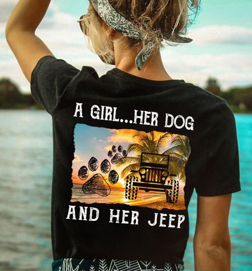 Jp Girl – Her Dog And Her Jp Unisex T-Shirt