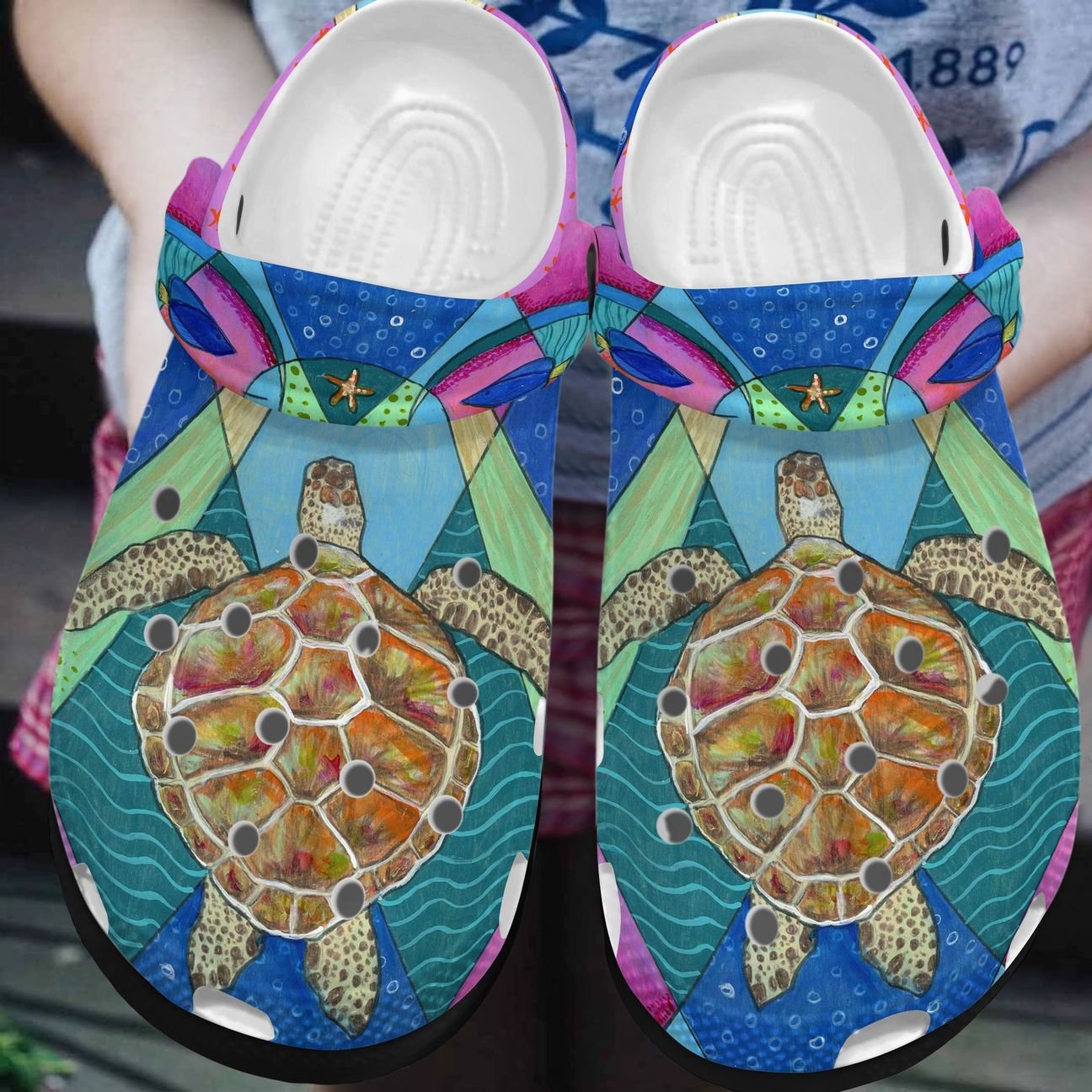 Sea Turtles Personalized Clog, Custom Name, Text, Color, Number Fashion Style For Women, Men, Kid, Print 3D Lovely Turtle