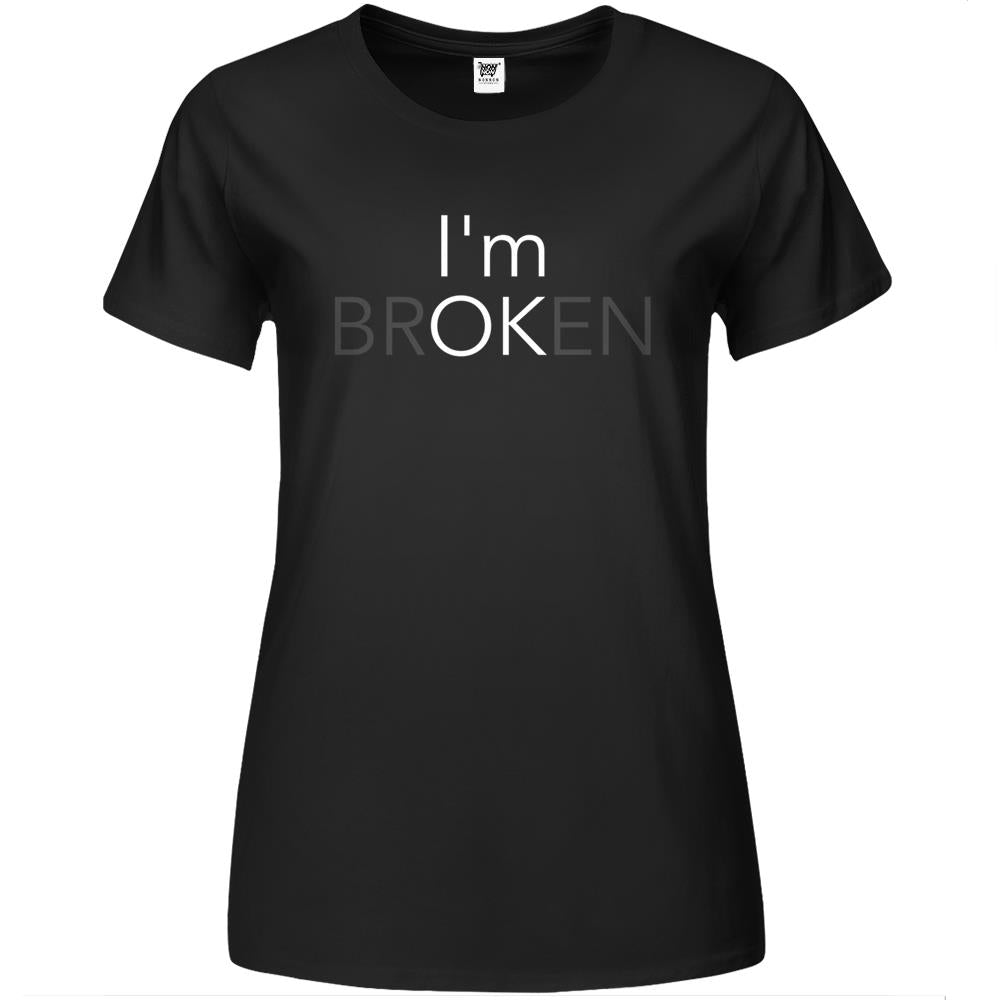 I’M Ok (Broken) Premium Womens T Shirts