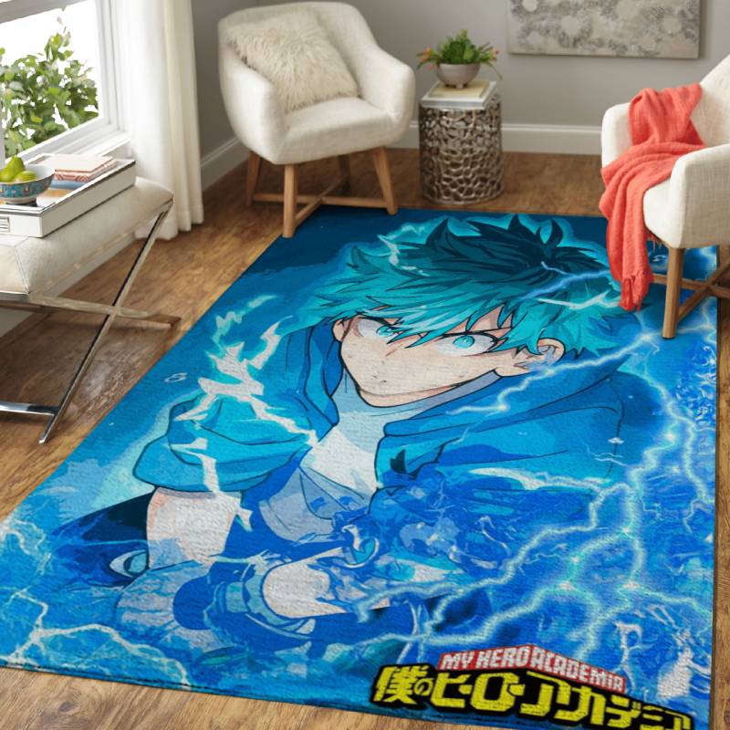 Midoriya Izuku Deku Anime Art Area Rug – Carpet