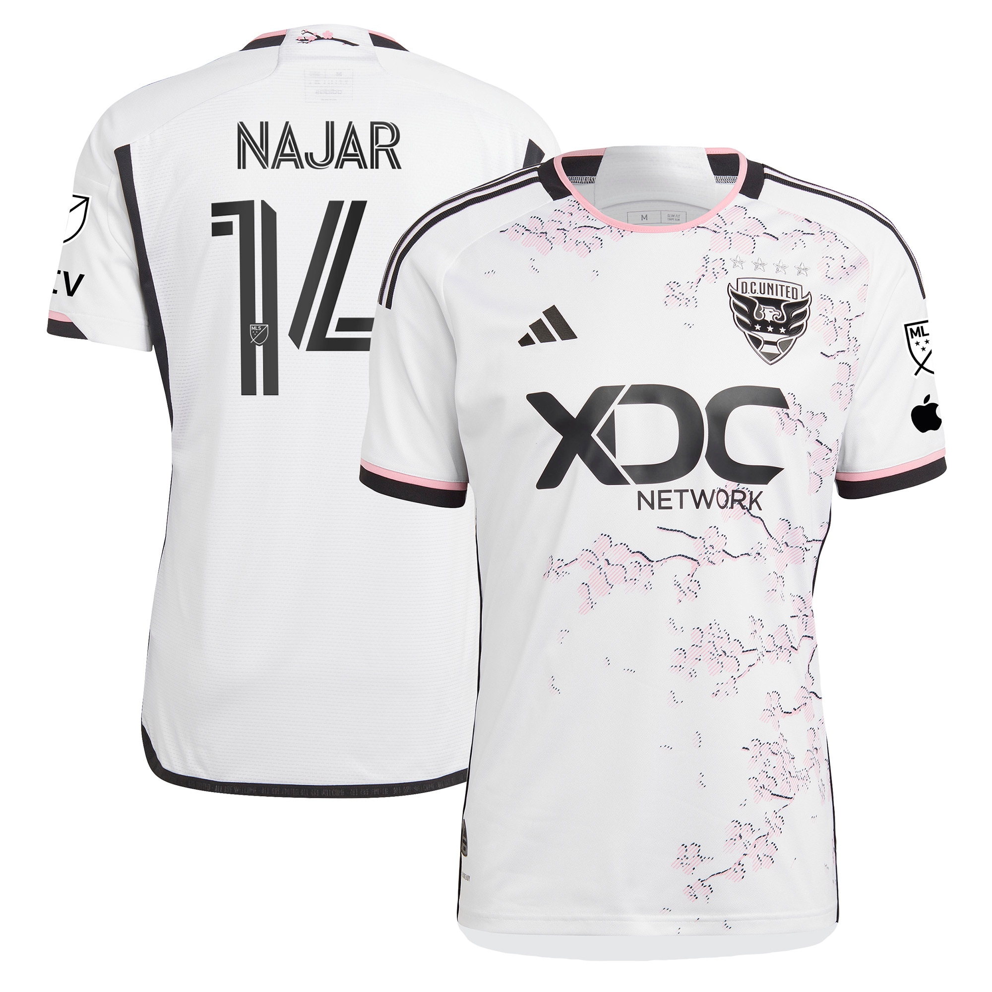 Andy Najar D.C. United 2023 The Cherry Blossom Kit Authentic Player Jersey – White