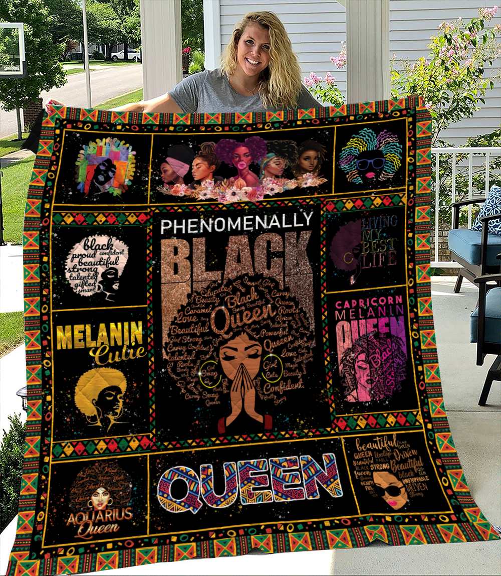 Phenomenal Black Queen Melanin Culture Quilt