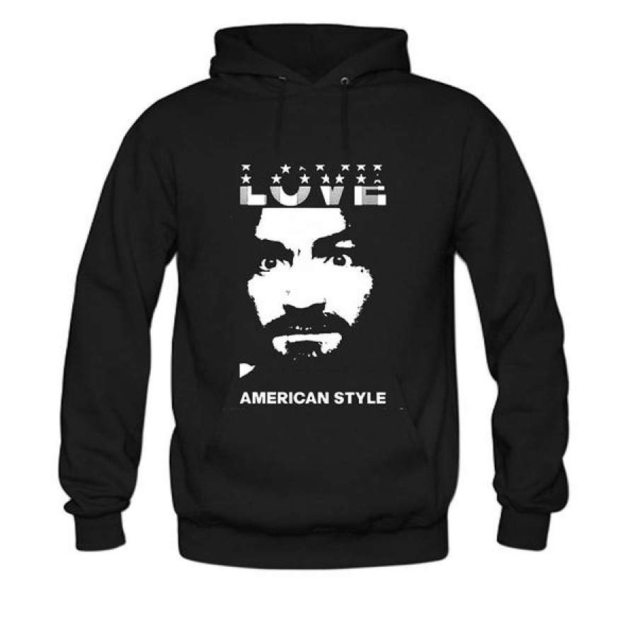 Charles Manson Mens Hoodie Sweatshirt T-Shirt