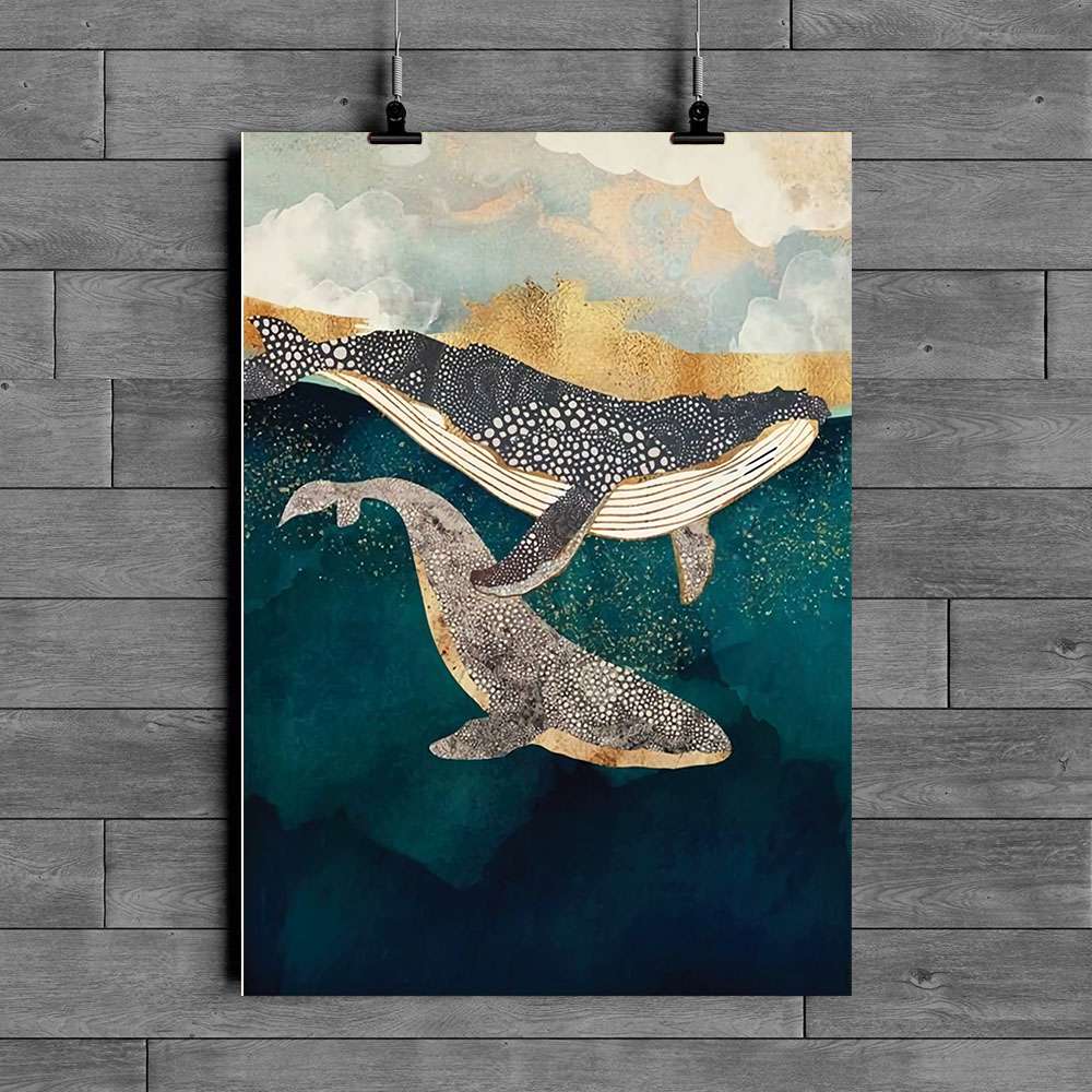 Whale Poster Dc220226Pt