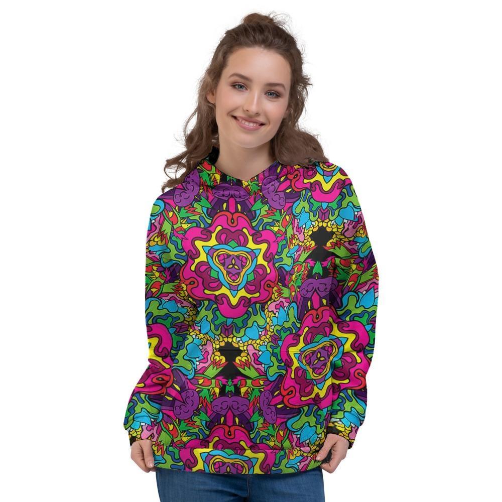 Animal Hippie Psychedelic Women’S Hoodie